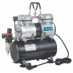 Compressor For Airbrush 2cyl With Tank